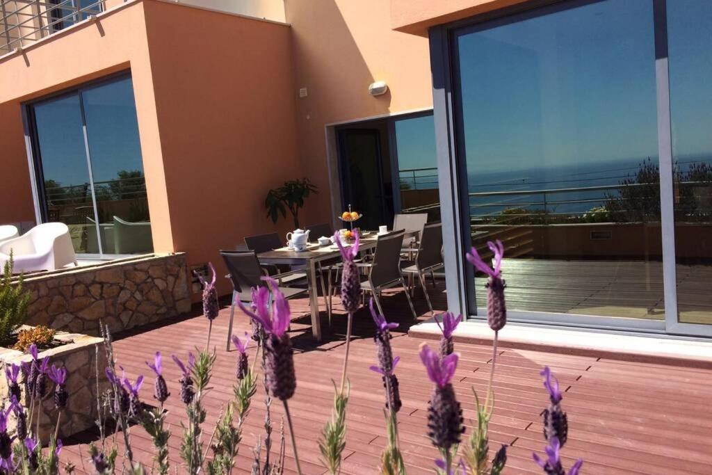 Luxus Ferienhaus Casa Paraiso Sesimbra Esterno foto